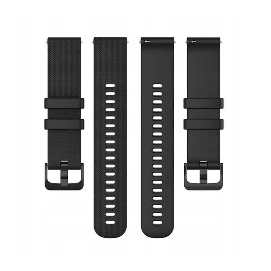 Killer Deals Garmin Forerunner 245/645/Vivoactive 3/Vivomove/Venu Silicone Strap - Black
