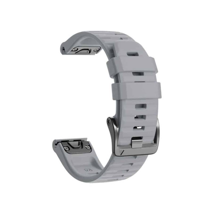 Killer Deals 26mm Silicone Strap for Garmin Fenix 5X/ 6X / 7X / Enduro - Grey