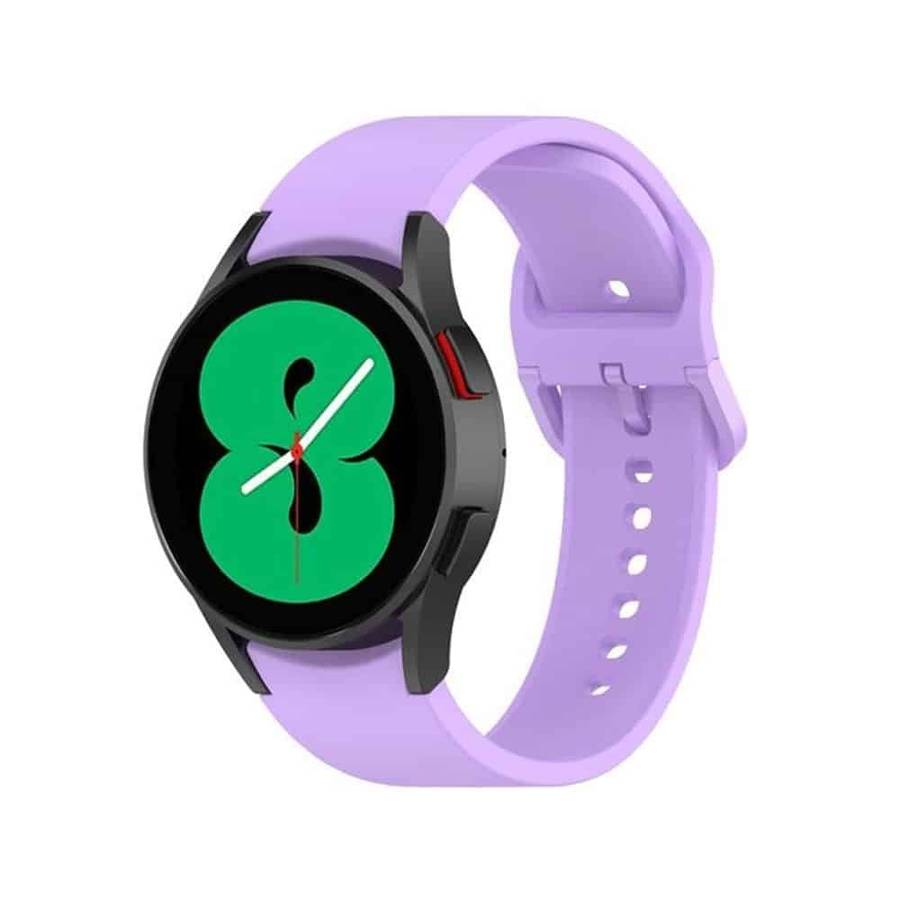 Killer Deals 20mm Silicone Strap for Samsung Galaxy Watch 4/ 5/ 6 - Lilac - L