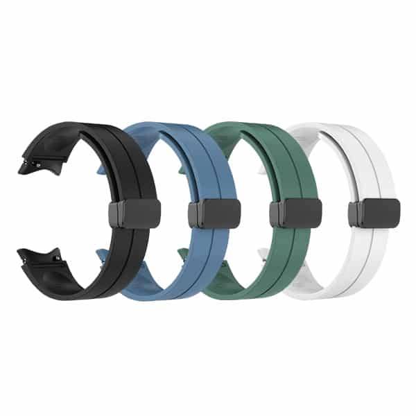 Killer Deals 20mm Magnetic Silicone Strap for Samsung Galaxy Watch 5 M/L - Dark Green