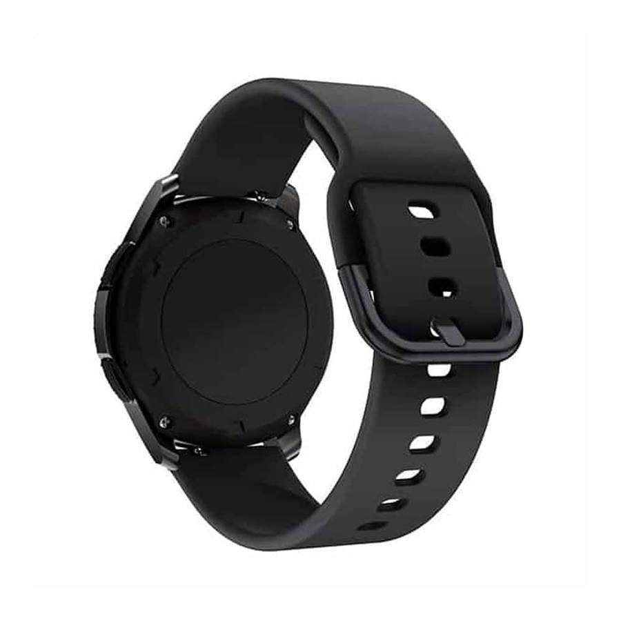 Killer Deals 20mm M/L Silicone Strap Compatible With Samsung/Garmin - Black