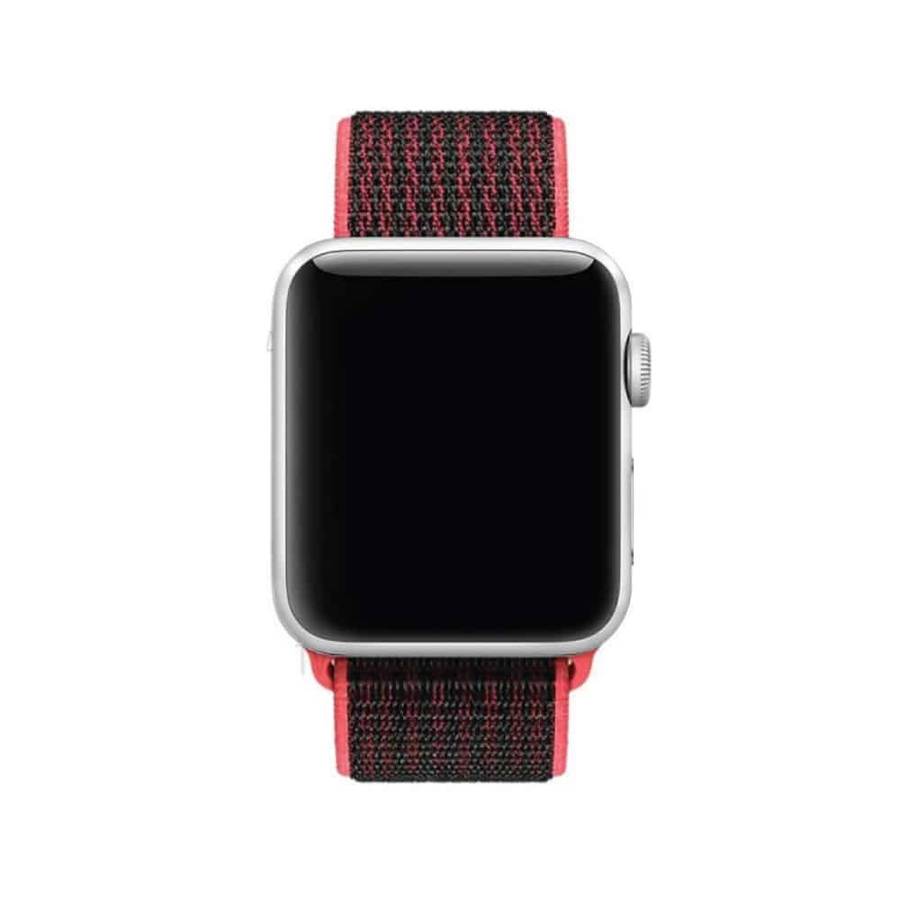 Killer Deals Velcro Nylon Strap for 42/44/45/49mm Apple Watch- Pink