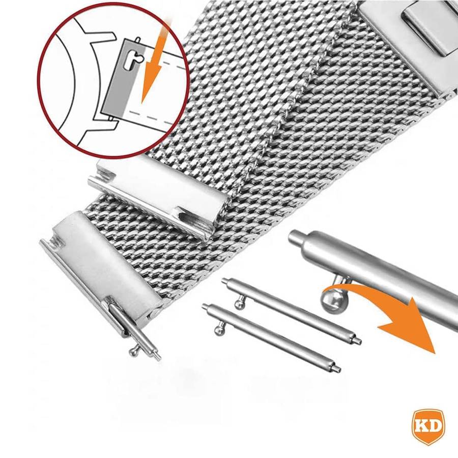 Killer Deals 20mm Stainless Steel Band - Silver