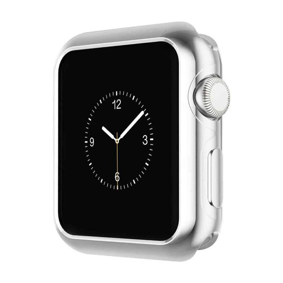 Killer Deals Ant-Scratch Protective TPU Case for 38mm Apple Watch- Silver