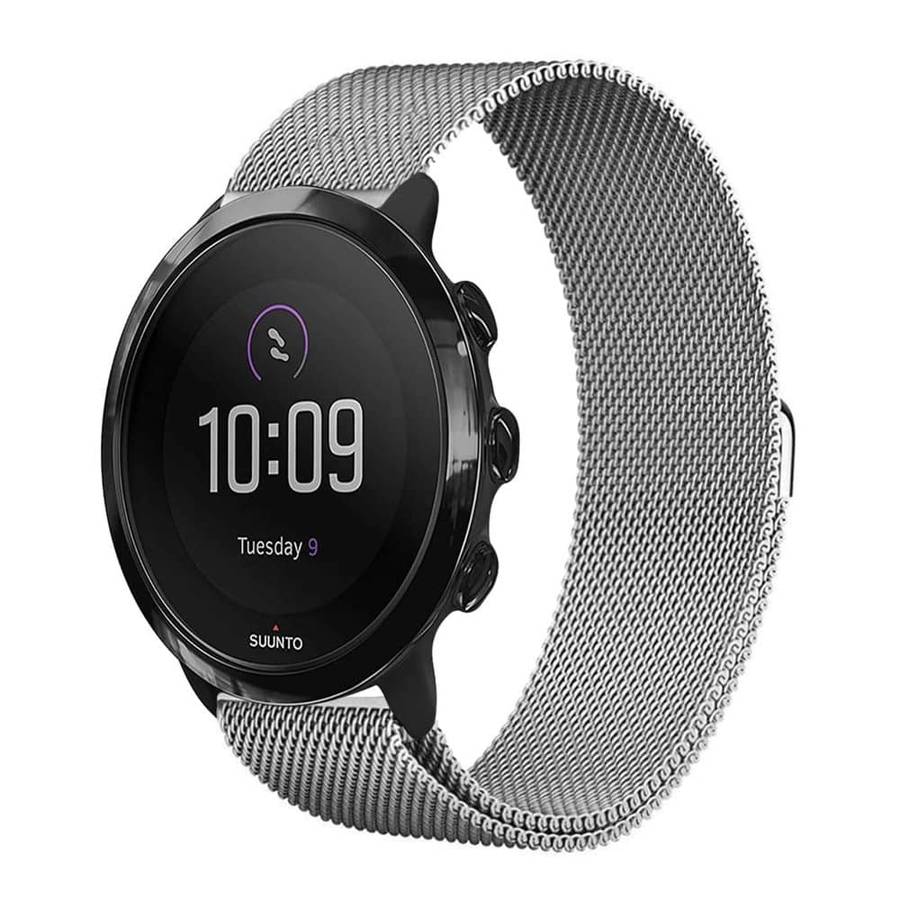 Killer Deals 20mm Milanese Strap for Suunto 3/ Garmin Venu - Silver