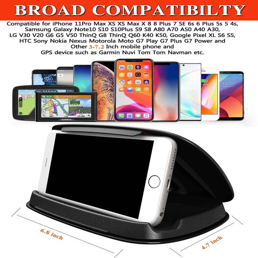 Killer Deals Car Dashboard Universal Phone Holder Mount for iPhone/ Samsung
