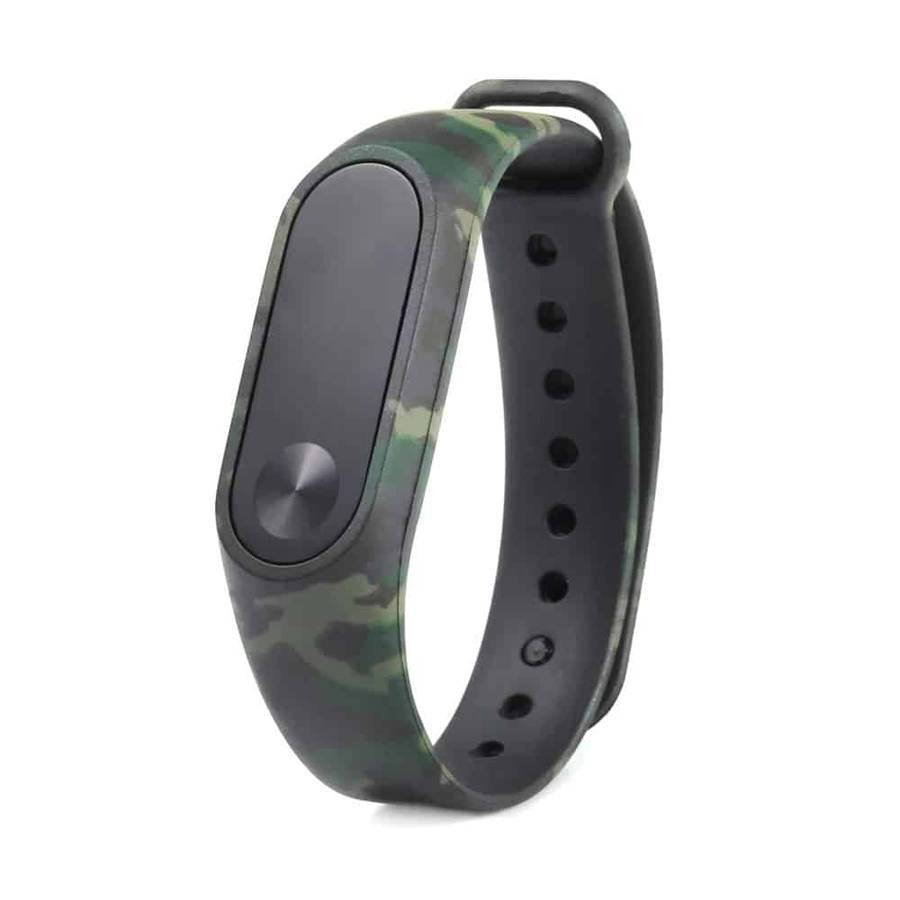Killer Deals Xiaomi Mi Band 2 replacement silicone strap - Camo green