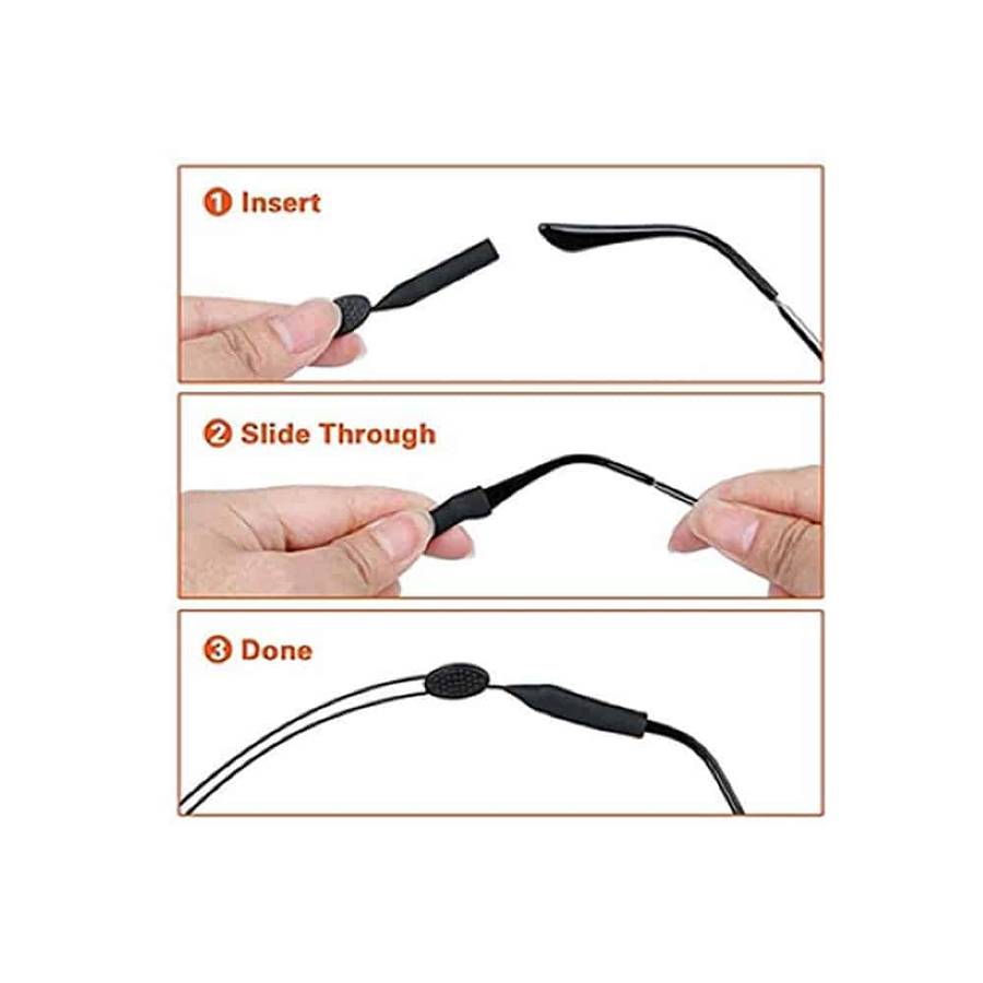 Killer Deals Adjustable Non-Slip Rubber Sports Sunglasses Strap Holder-25cm