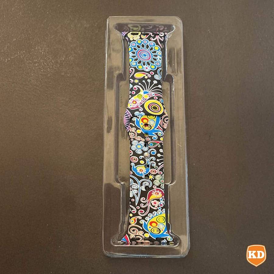 Killer Deals Flower Silicone Strap for 38/40/41mm Apple Watch- M/L