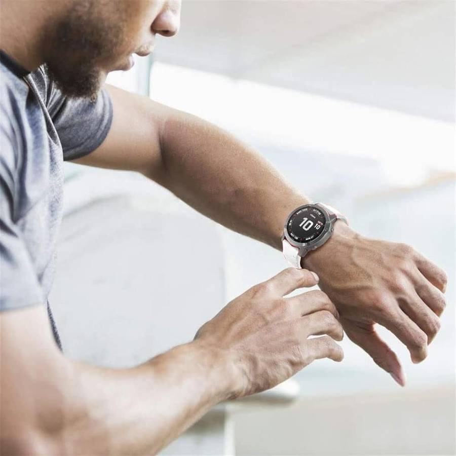 Killer Deals Silicone Strap for Garmin Vivoactive HR  - White