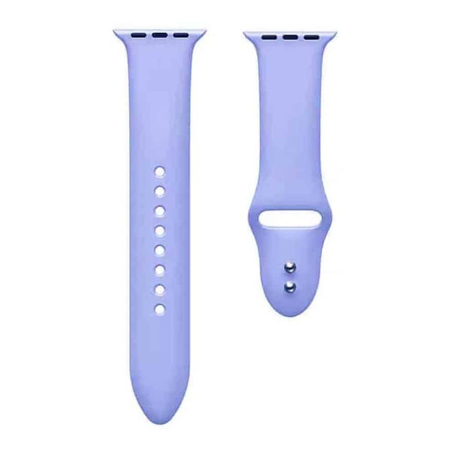 Killer Deals Slim Style Silicone Strap for 42/44/45/49mm Apple Watch- Lilac