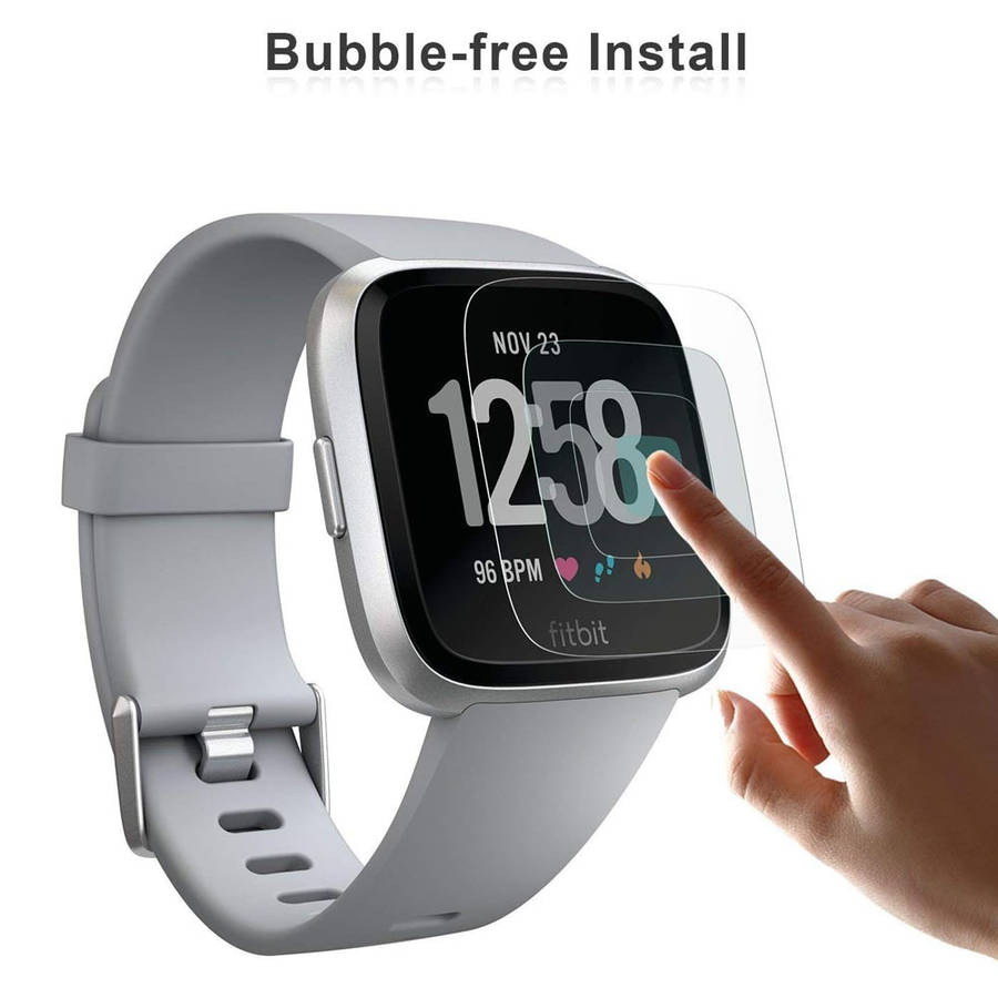 Killer Deals 34mm Tempered Glass Screen Protector for Fitbit Versa