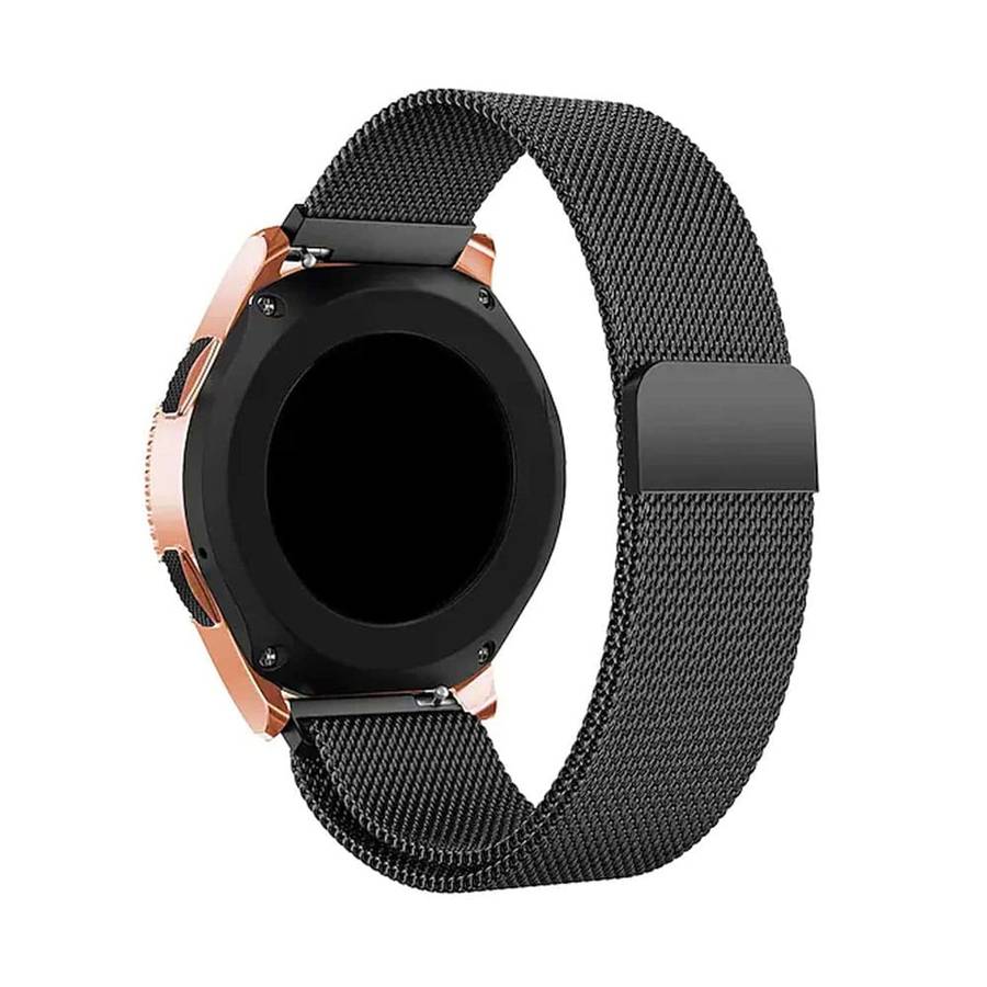 Killer Deals universal 20mm replacement milanese strap - Black (S/M)