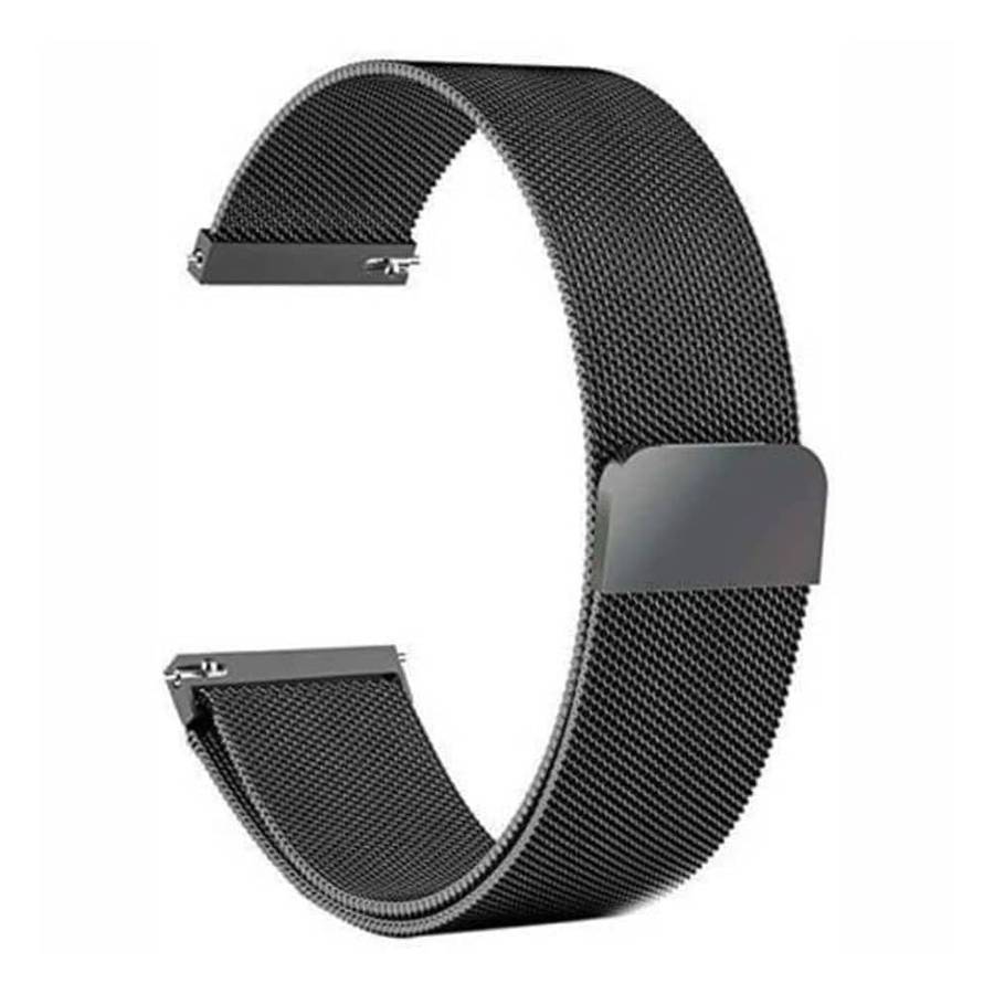Killer Deals universal 20mm replacement milanese strap - Black (S/M)