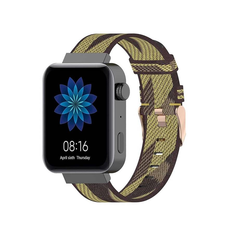 Killer Deals 18mm Water Resistant Nylon Strap for Garmin/Huawei - Yellow