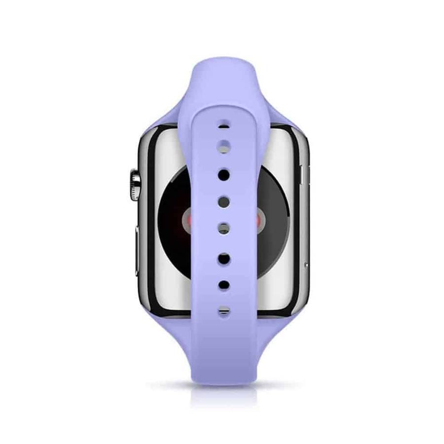 Killer Deals Slim Style Silicone Strap for 42/44/45/49mm Apple Watch- Lilac