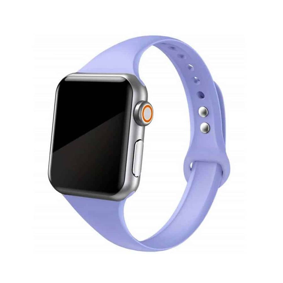 Killer Deals Slim Style Silicone Strap for 42/44/45/49mm Apple Watch- Lilac
