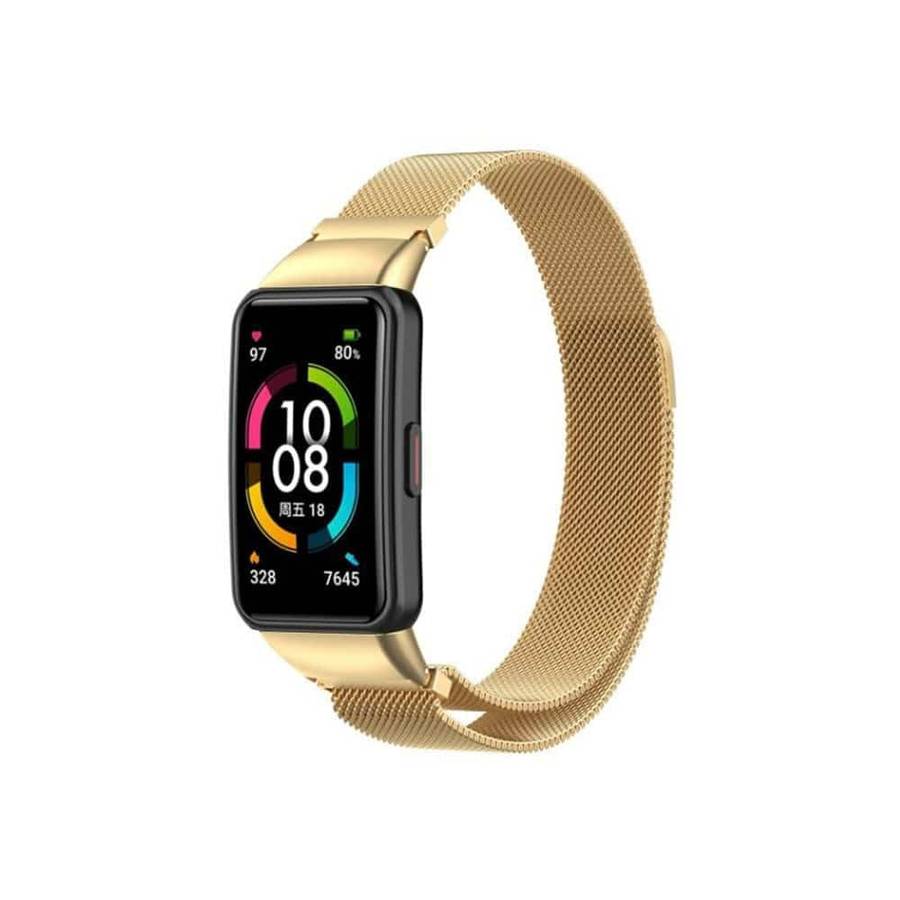 Killer Deals Milanese Band for Huawei Band 6 - Gold