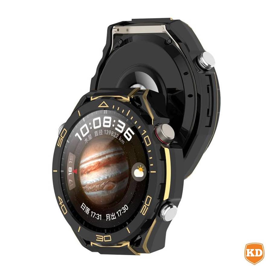 Killer Deals PC Hollow Bump Guard Case for Huawei Watch GT5 46mm- Black