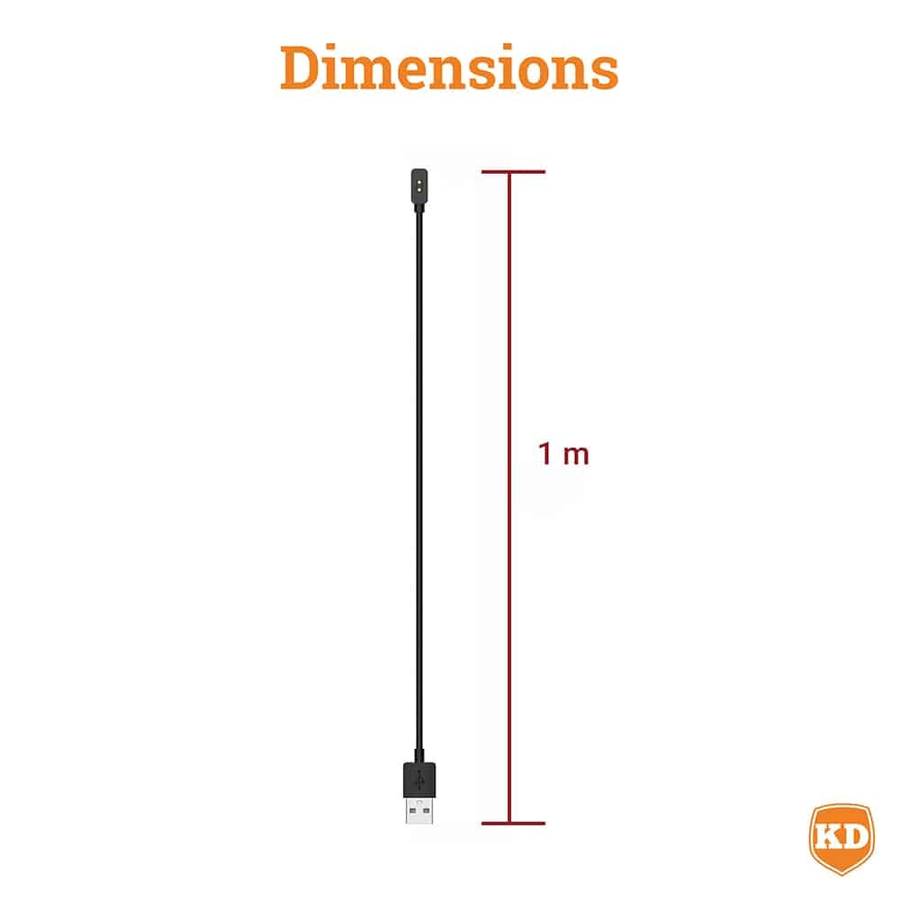 KD Charger Cable Compatible with Xiaomi Band 10/ 9/8 Active/ Pro/ Redmi 5