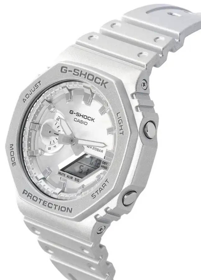 Casio G-Shock Silver Carbon Core Unisex Watch GA-2100FF-8ADR