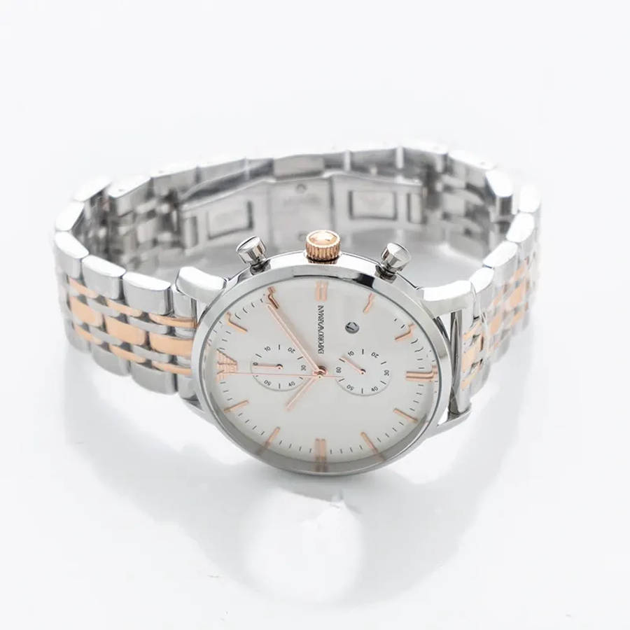 Emporio Armani AR0399 Timeless TwoTone Elegance 50M WR