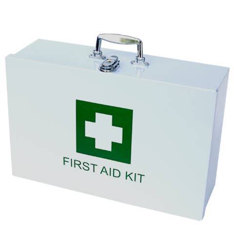 Regulation 7 Metal First Aid Box Complete