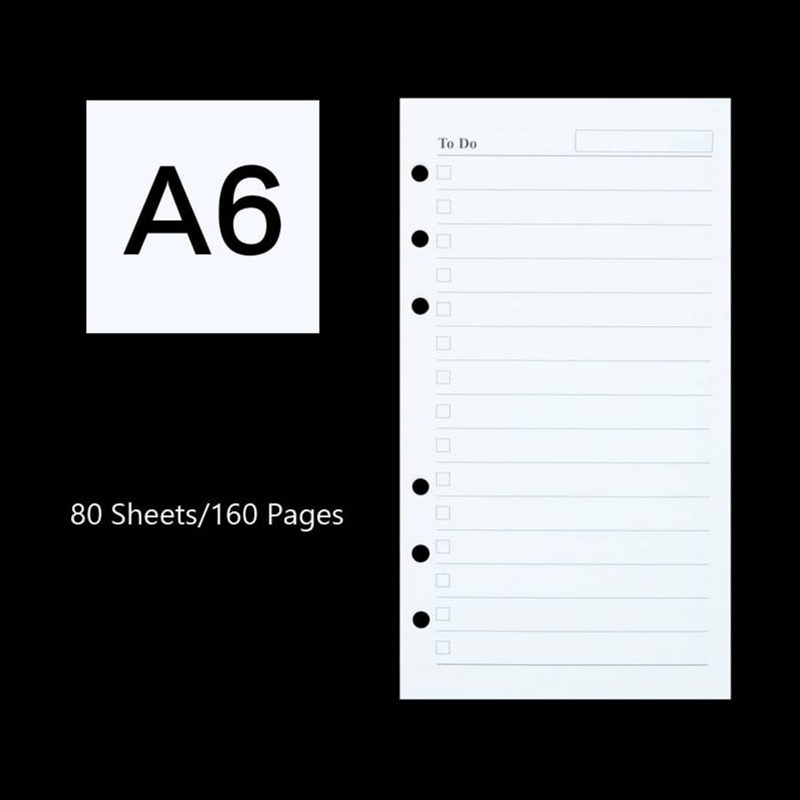 A6 Journal Refill Paper Pack of 2