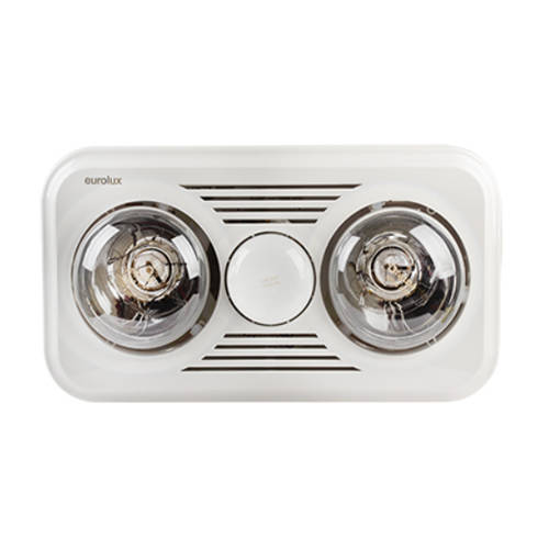 Bathroom Rectangular 3 in 1 Heater White | C85W