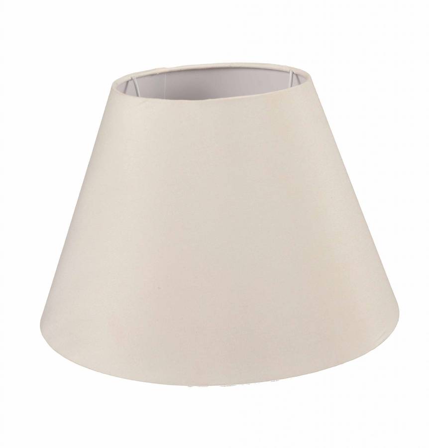 S33 Basic Range - Medium Cone Lamp Shade with Polycotton Fabric TOP 32 | DOWN 18 | BOTTOM 32