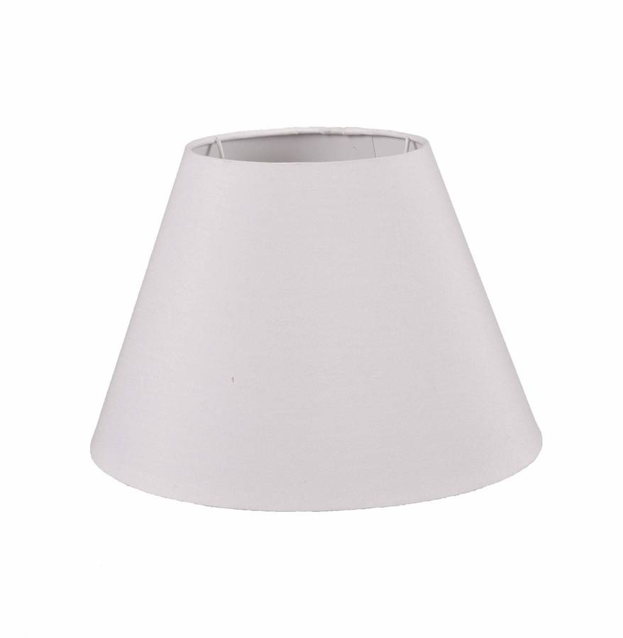 S33 Basic Range - Medium Cone Lamp Shade with Polycotton Fabric TOP 32 | DOWN 18 | BOTTOM 32