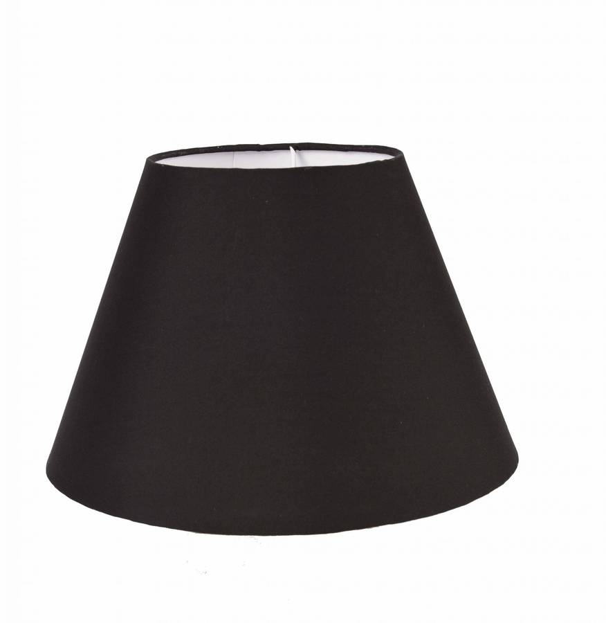 S33 Basic Range - Medium Cone Lamp Shade with Polycotton Fabric TOP 32 | DOWN 18 | BOTTOM 32
