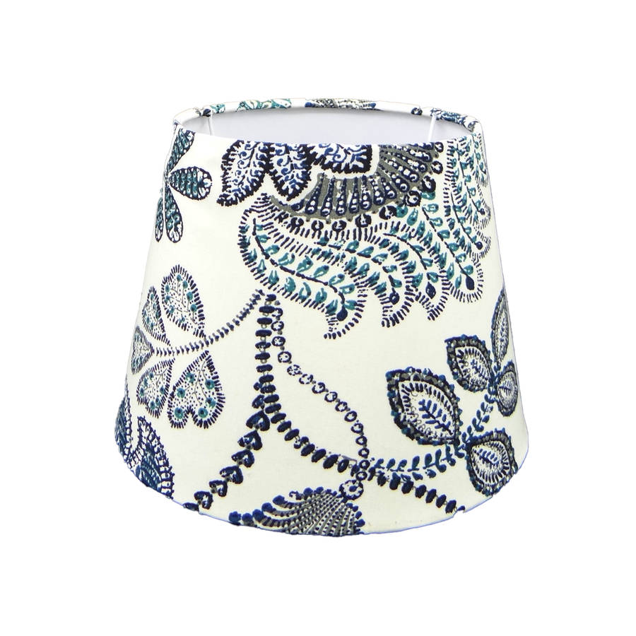 Tapered Drum Lampshade | S31 Blue