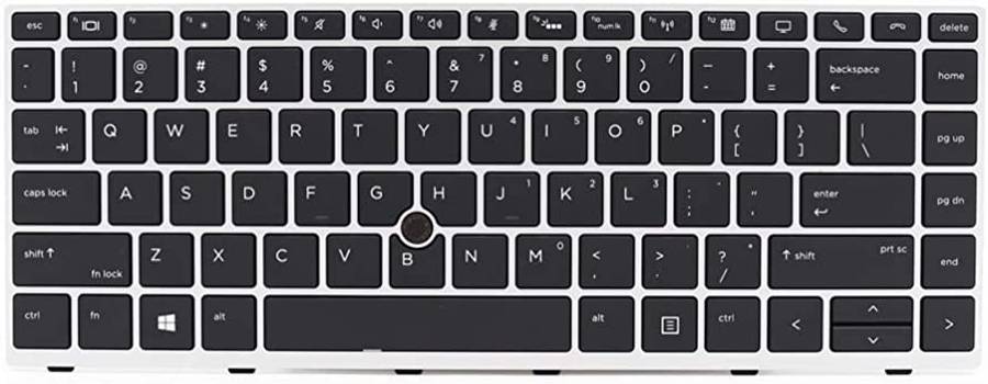 US laptop keyboard FOR HP EliteBook 840 G5 846 G5 745 G5 with Mouse Point