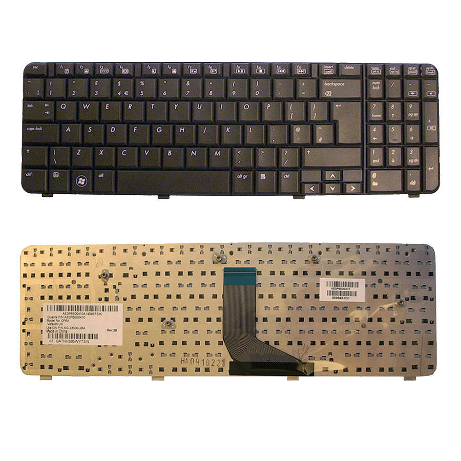 Hp Compaq CQ61, G61 Laptop Keyboard Black