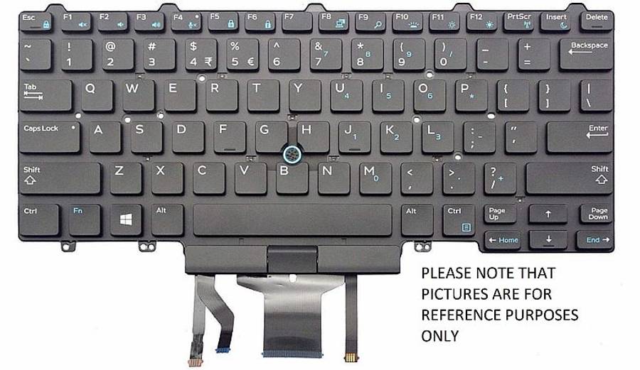 KEYBOARD DELL E7450 E5450 5490+B/LITE (KB022W-BL)