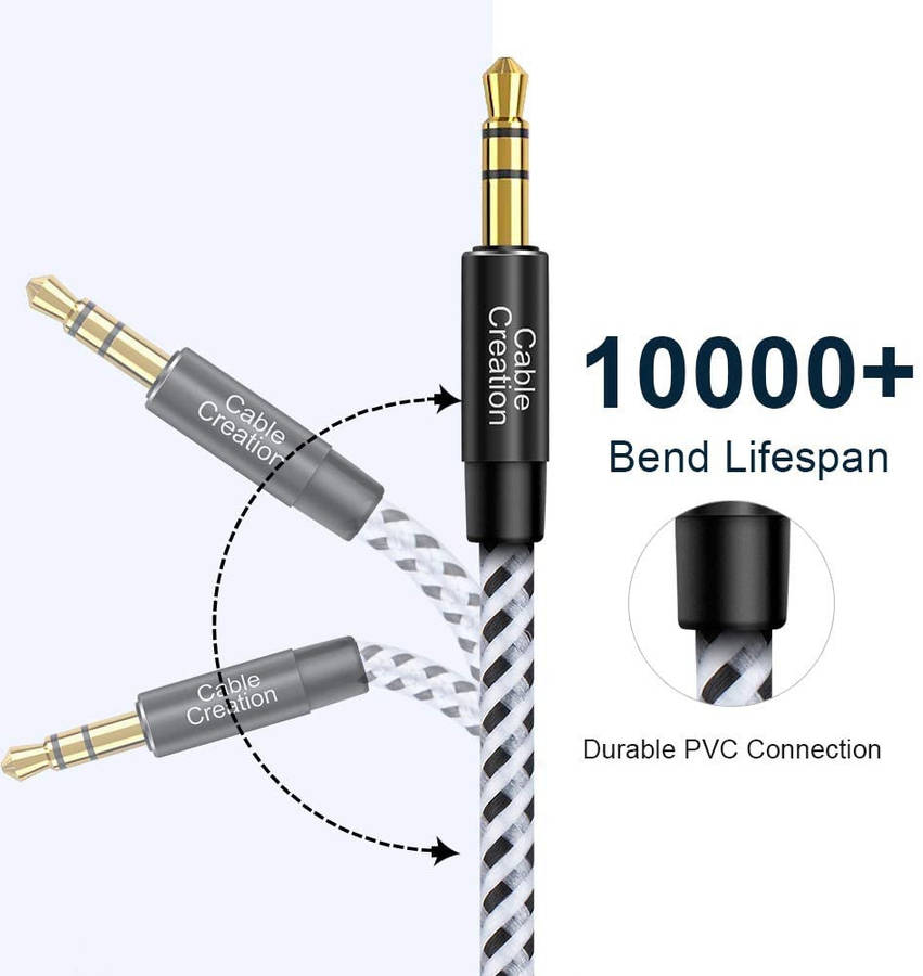 0.9M AUX CABLE 3.5MM MALE TO MALE CORD