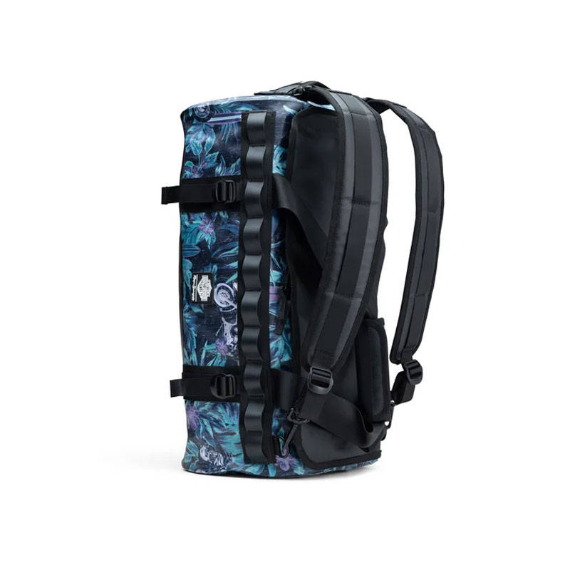 Reyn Spooner Hawaiian Waterproof Duffel Bag - Black