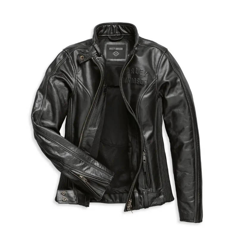 Women's Enodia Leather Riding Jacket - XL
