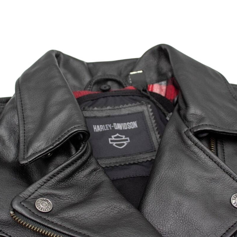 Women's Black Leather Maverick Jacket - XS