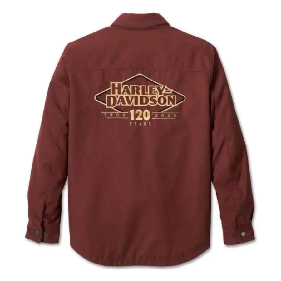 Men's 120th Anniversary Operative Riding Shirt Jacket - Rum Raisin - L