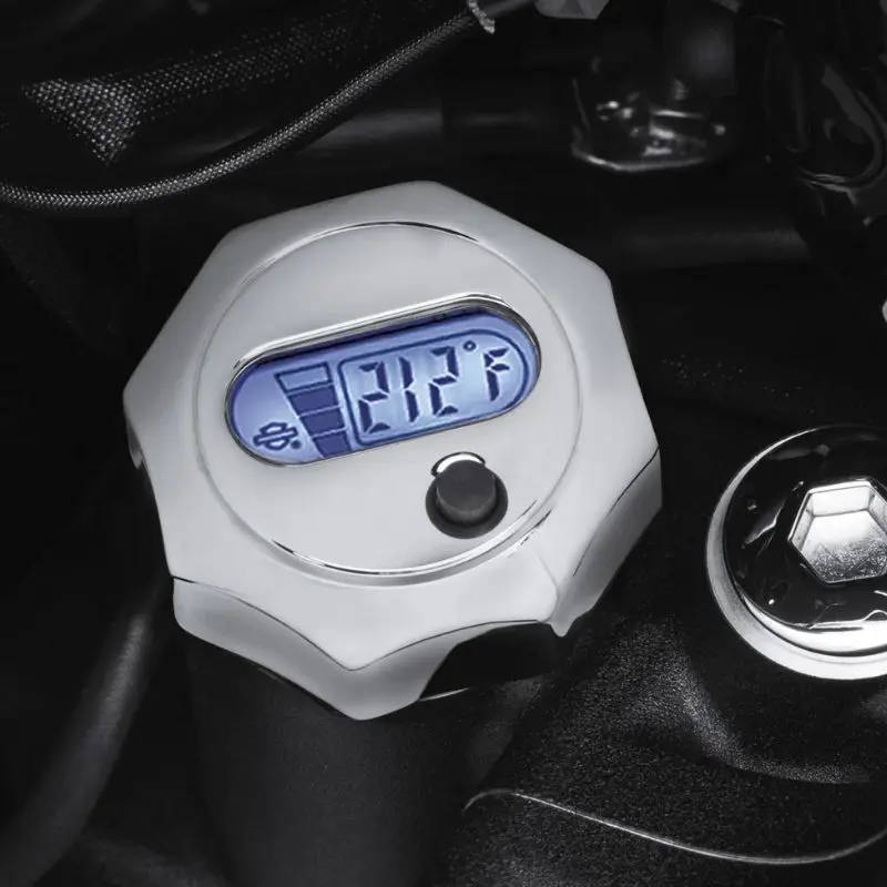 Oil Level and Temperature Dipstick with Lighted LCD Readout
