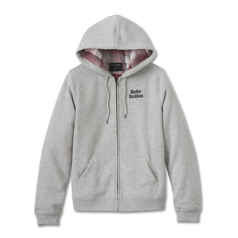 Women's Forever Flannel Lined Full Zip Hoodie - XL