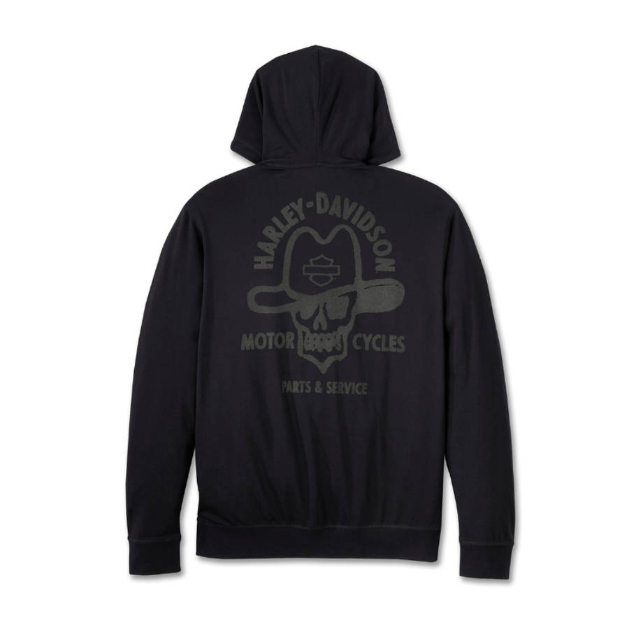 Cowboy Rider Hooded Henley - L
