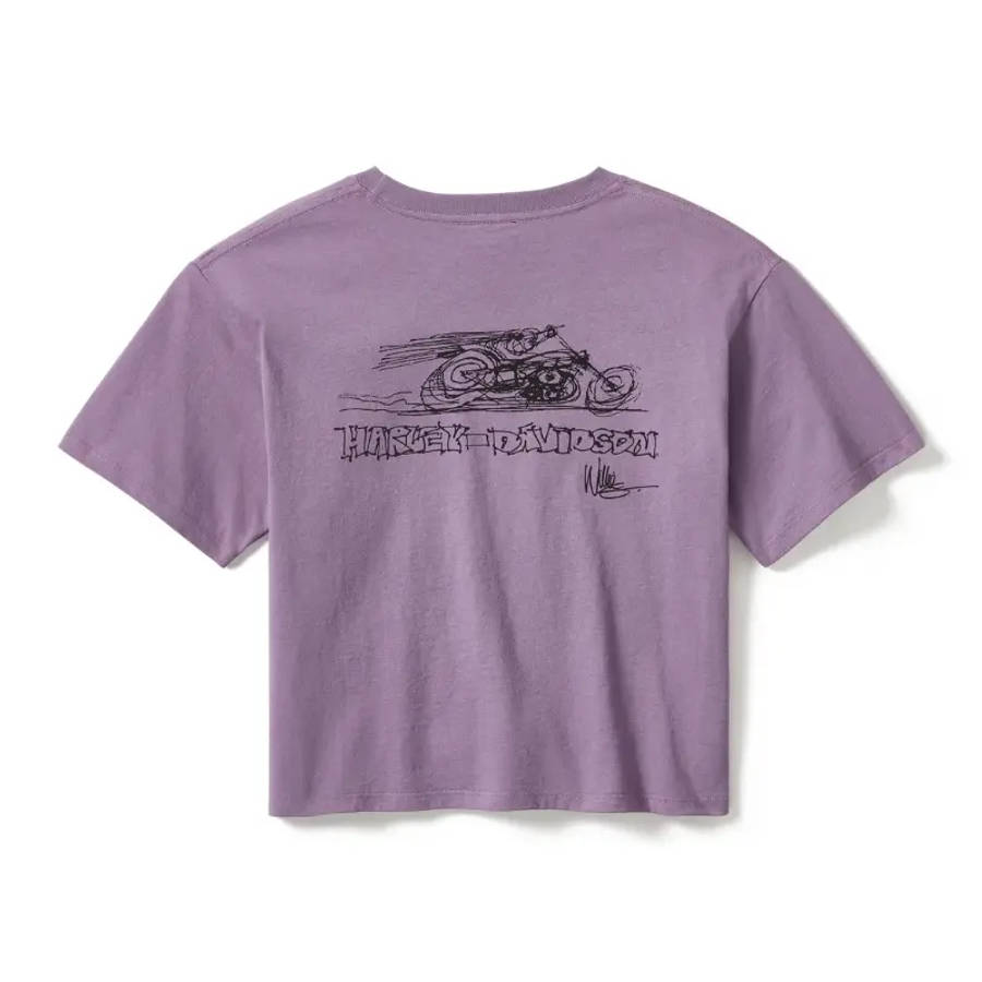 In the Wind Rider Sketch Art Boxy Tee - XS XS