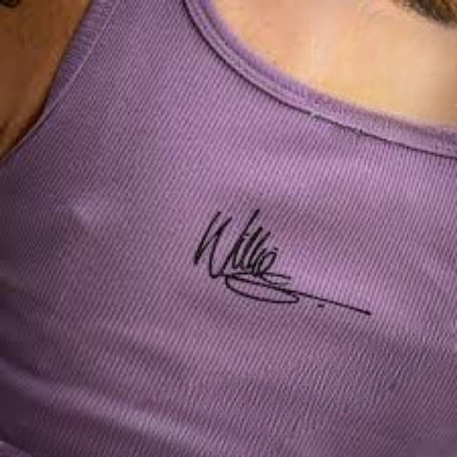 Women's Willie G Circle Skull Sketch Art Ribbed Tank - 2XL 2XL