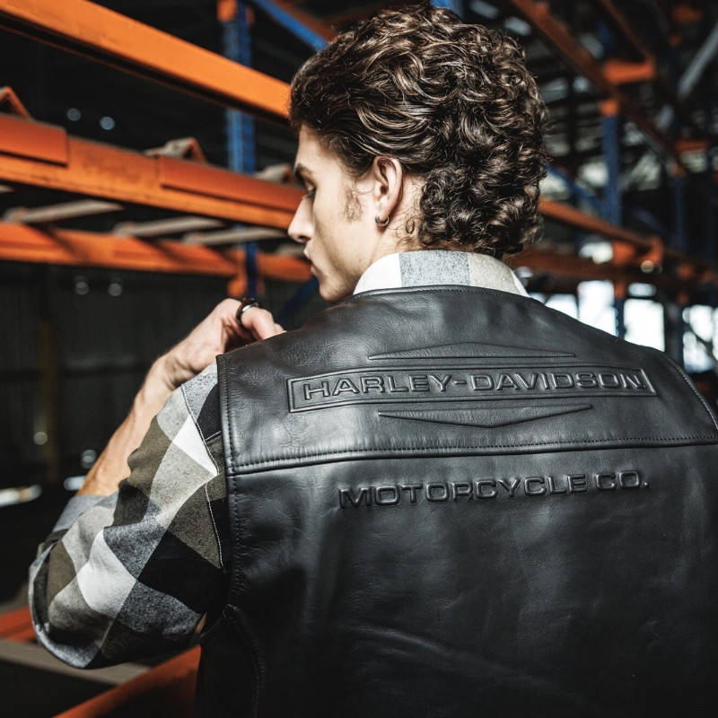 City Limits Leather Vest - 3XL