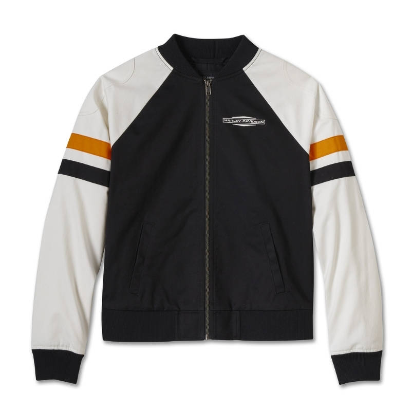 Women's Stacked Bar & Shield Bomber Jacket - S