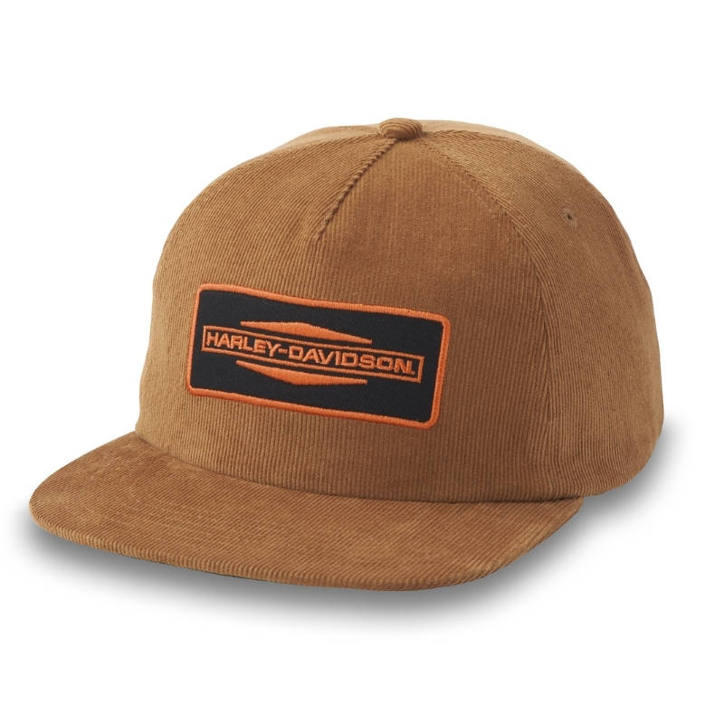 Stacked Bar & Shield 5-Panel Cap