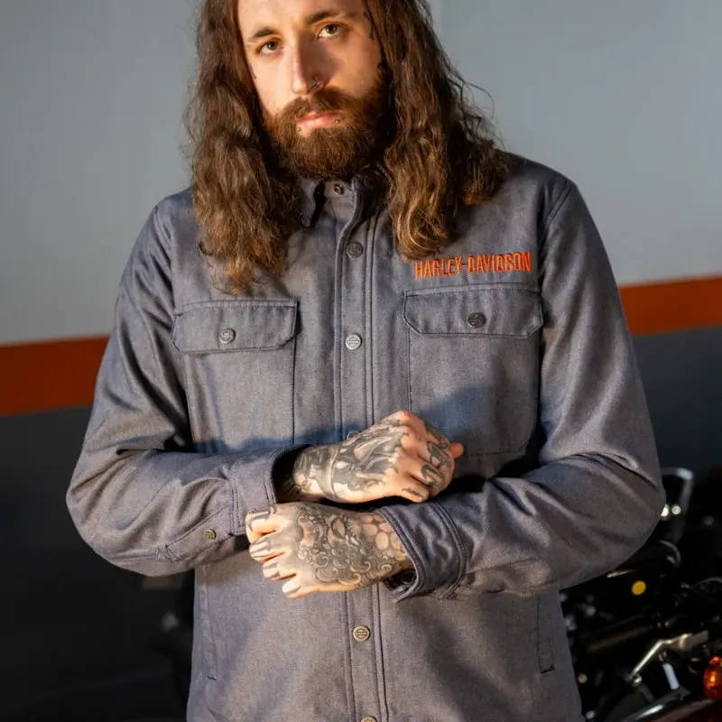 Men's Operative Riding Shirt Jacket - M